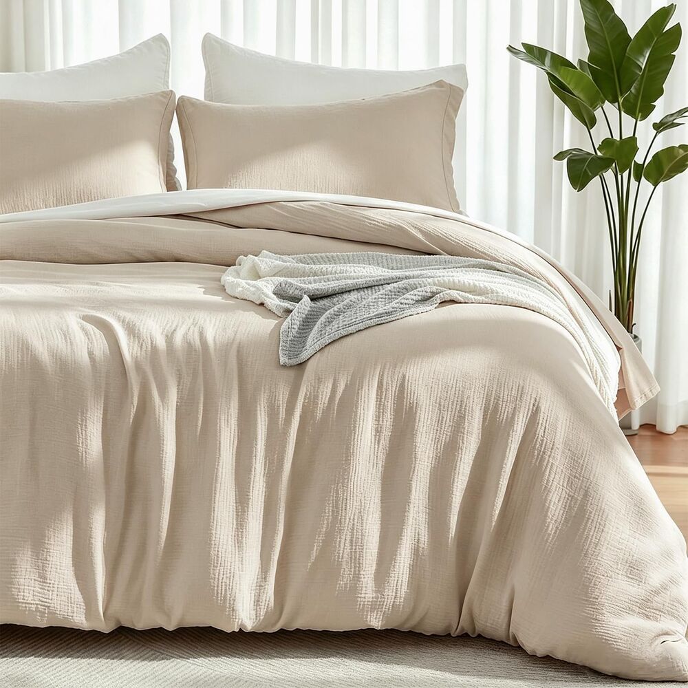 Muslin Cotton Duvet Cover Set, Twin